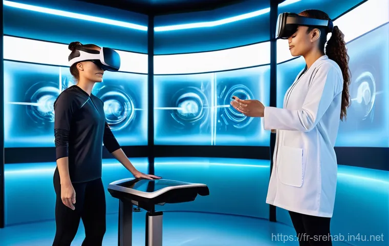 스포츠재활 교육기관 선택 기준 - **Prompt:** A dynamic scene inside a bright, state-of-the-art sports rehabilitation clinic. A highly...